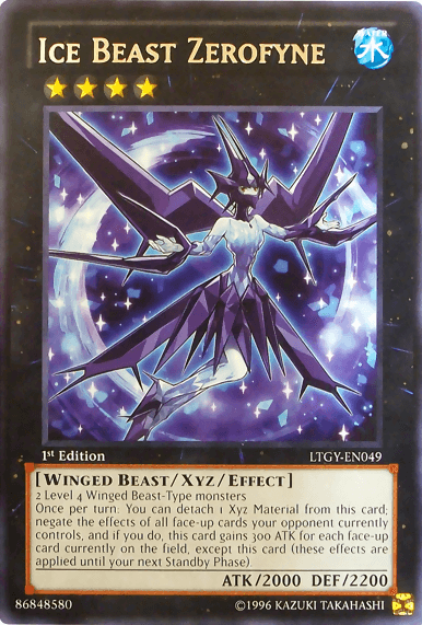 Ice Beast Zerofyne [LTGY-EN049] Rare (ONLINE ORDER ONLY)