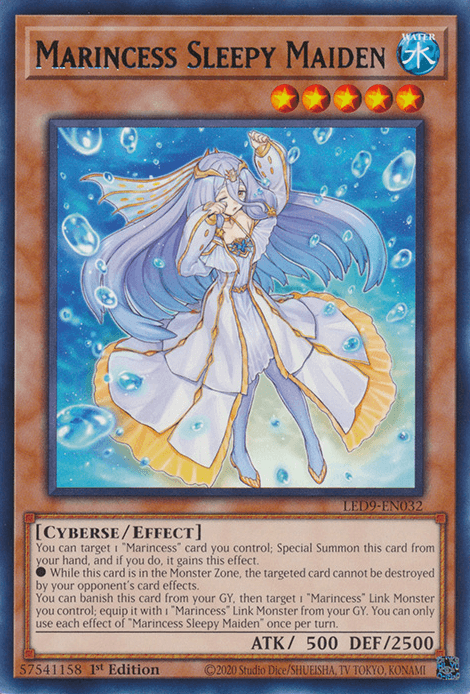 Marincess Sleepy Maiden [LED9-EN032] Rare (ONLINE ORDER ONLY)