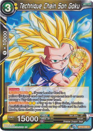 Technique Chain Son Goku (BT10-098) [Rise of the Unison Warrior 2nd Edition] (ONLINE ORDER ONLY)