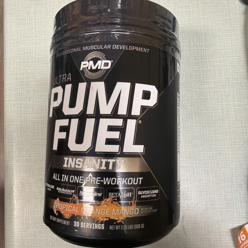 PUMP FUEL ULTRA INSANITY GLYCO LOAD TROPICAL ORANGE MANGO Exp 9/27 (ONLINE ORDER ONLY)