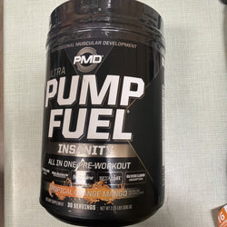 PUMP FUEL ULTRA INSANITY GLYCO LOAD TROPICAL ORANGE MANGO Exp 9/27 (ONLINE ORDER ONLY)