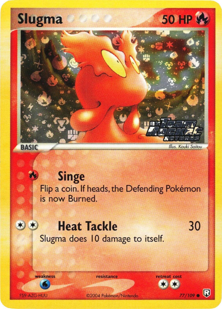 Slugma (77/109) (Stamped) [EX: Team Rocket Returns] (Online Only)