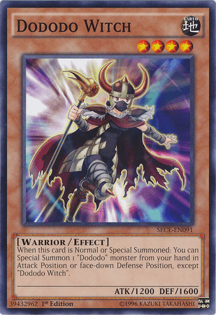 Dododo Witch [SECE-EN091] Common (ONLINE ORDER ONLY)