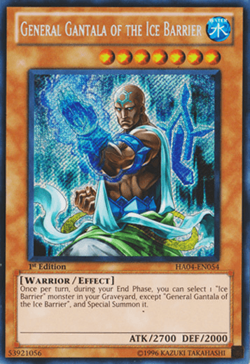 General Gantala of the Ice Barrier [HA04-EN054] Secret Rare (ONLINE ORDER ONLY)