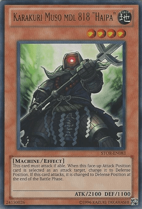 Karakuri Muso mdl 818 "Haipa" [STOR-EN083] Ultra Rare (ONLINE ORDER ONLY)