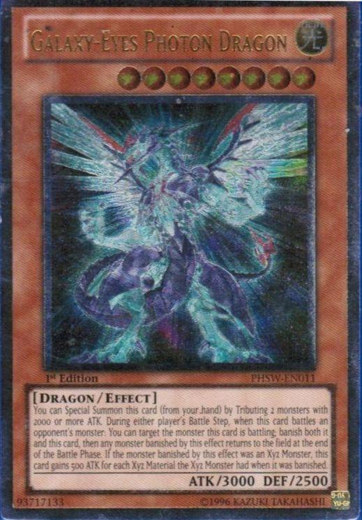 Galaxy-Eyes Photon Dragon [PHSW-EN011] Ultimate Rare (ONLINE ORDER ONLY)