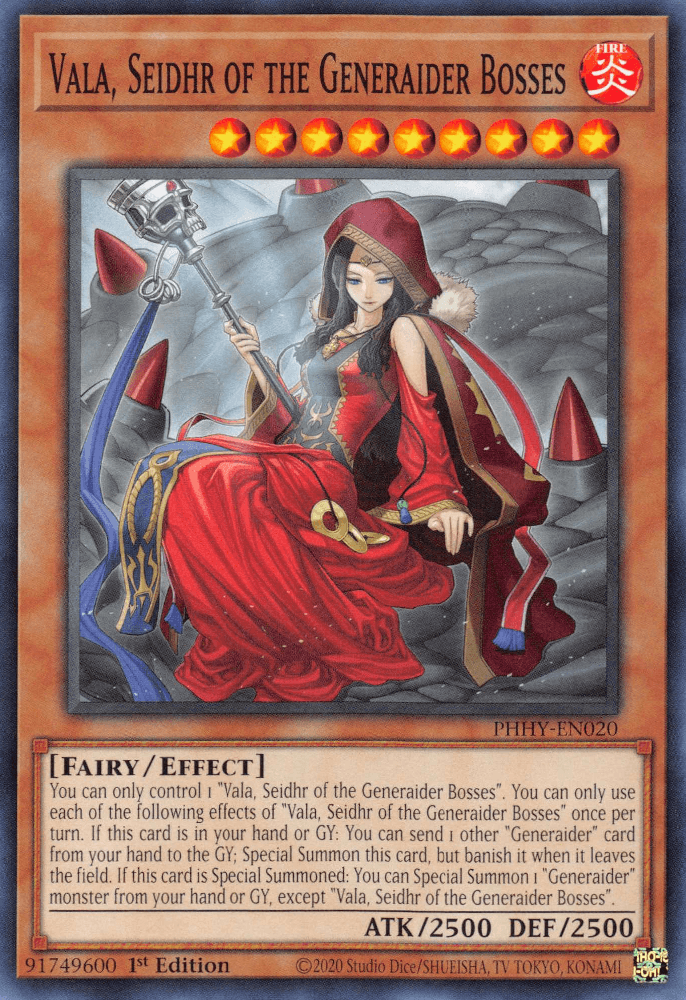 Vala, Seidhr of the Generaider Bosses [PHHY-EN020] Common (ONLINE ORDER ONLY)
