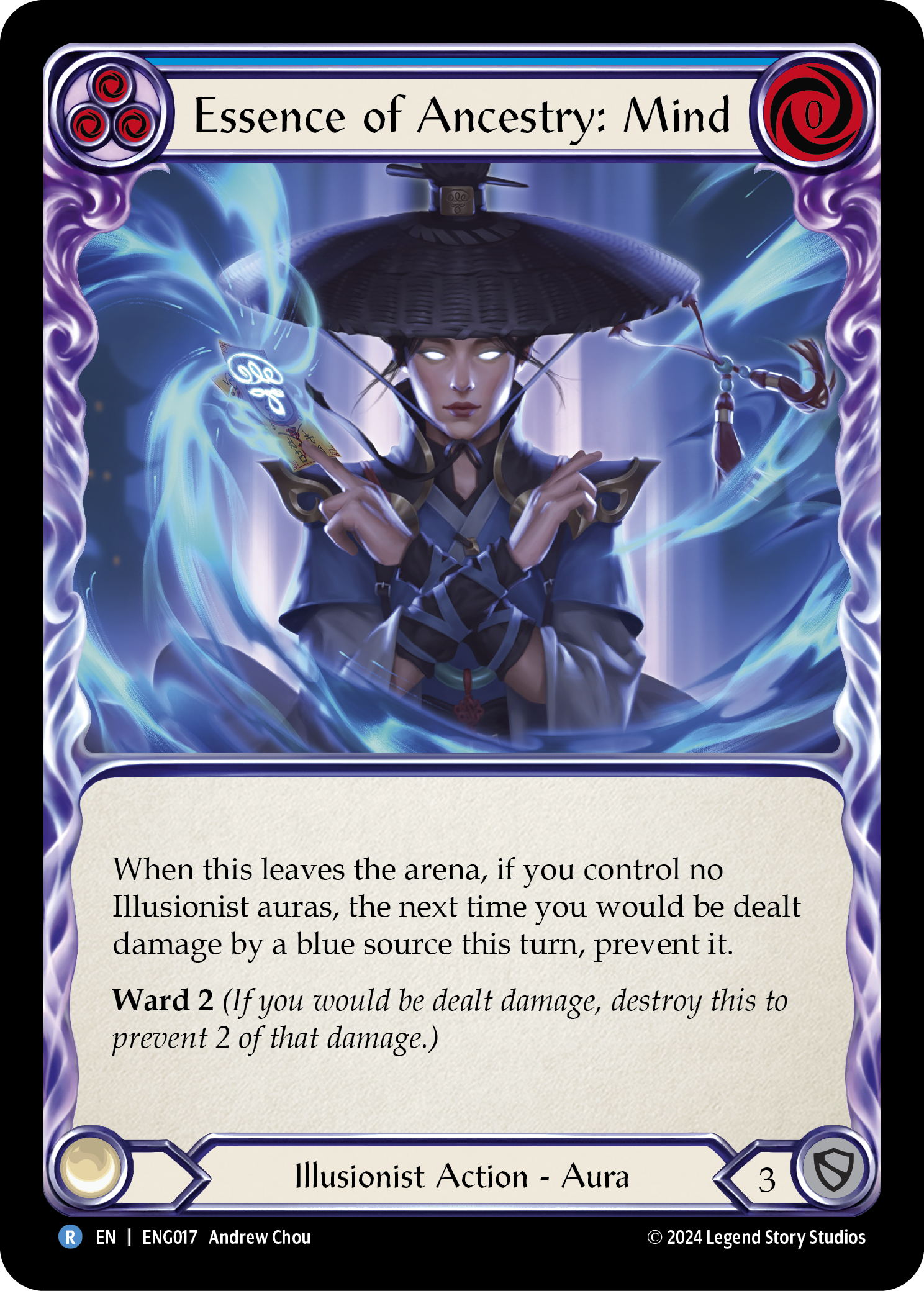 Essence of Ancestry: Mind [ENG017] (Part the Mistveil Enigma Blitz Deck)