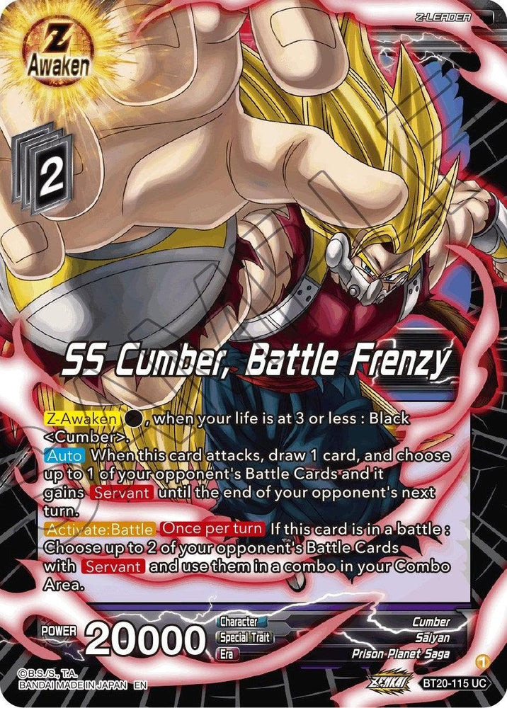 SS Cumber, Battle Frenzy (BT20-115) [Power Absorbed] (ONLINE ORDER ONLY)