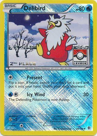 Delibird (38/149) (League Promo 2nd Place) [Black & White: Boundaries Crossed] (Online Only)