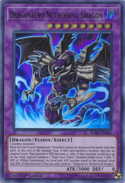 Dragonecro Nethersoul Dragon [BLHR-EN066] Ultra Rare (ONLINE ORDER ONLY)