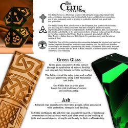 Celtic Green Glass Dice Set - Dice Around the World Collection (ONLINE ORDER ONLY)