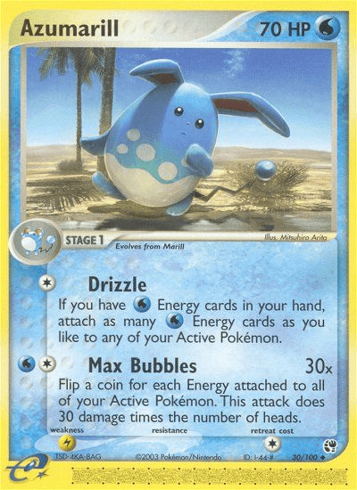 Azumarill (30/100) [EX: Sandstorm] (Online Only)