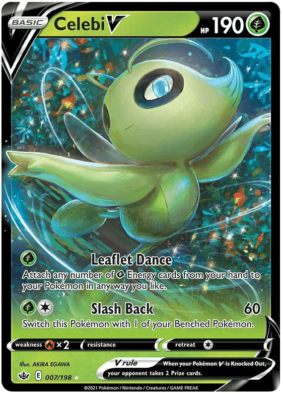 Celebi V (007/198) [Sword & Shield: Chilling Reign] (Online Only)
