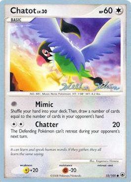 Chatot (55/100) (Luxdrill - Stephen Silvestro) [World Championships 2009] (Online Only)