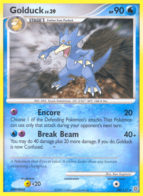 Golduck (28/132) [Diamond & Pearl: Secret Wonders] (Online Only)