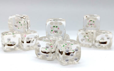 Vanilla Donut Pipped d6 16mm (Custom Dice) *Sold per die (Online Only)
