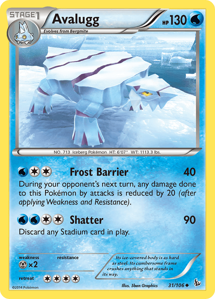 Avalugg (31/106) [XY: Flashfire] (Online Only)