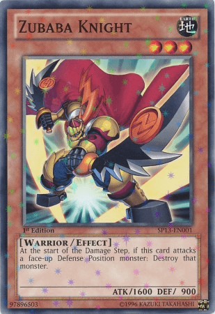 Zubaba Knight [SP13-EN001] Starfoil Rare (ONLINE ORDER ONLY)