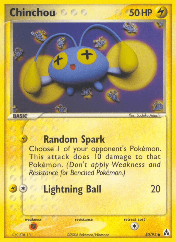Chinchou (50/92) [EX: Legend Maker] (Online Only)