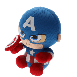 Ty Marvel Beanie Babies: Captain America (Small) (ONLINE ORDER ONLY)