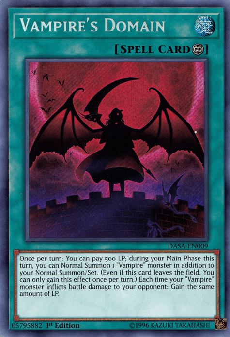 Vampire's Domain [DASA-EN009] Secret Rare (ONLINE ORDER ONLY)