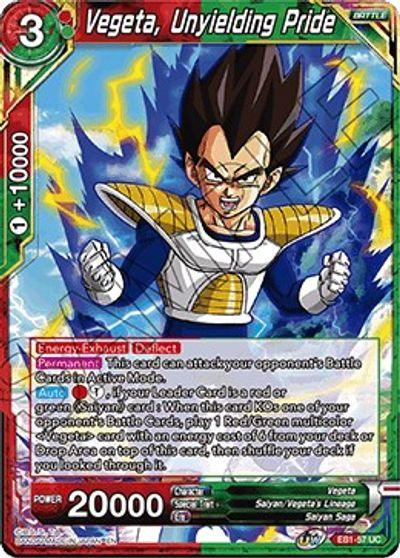 Vegeta, Unyielding Pride (EB1-057) [Battle Evolution Booster] (ONLINE ORDER ONLY)