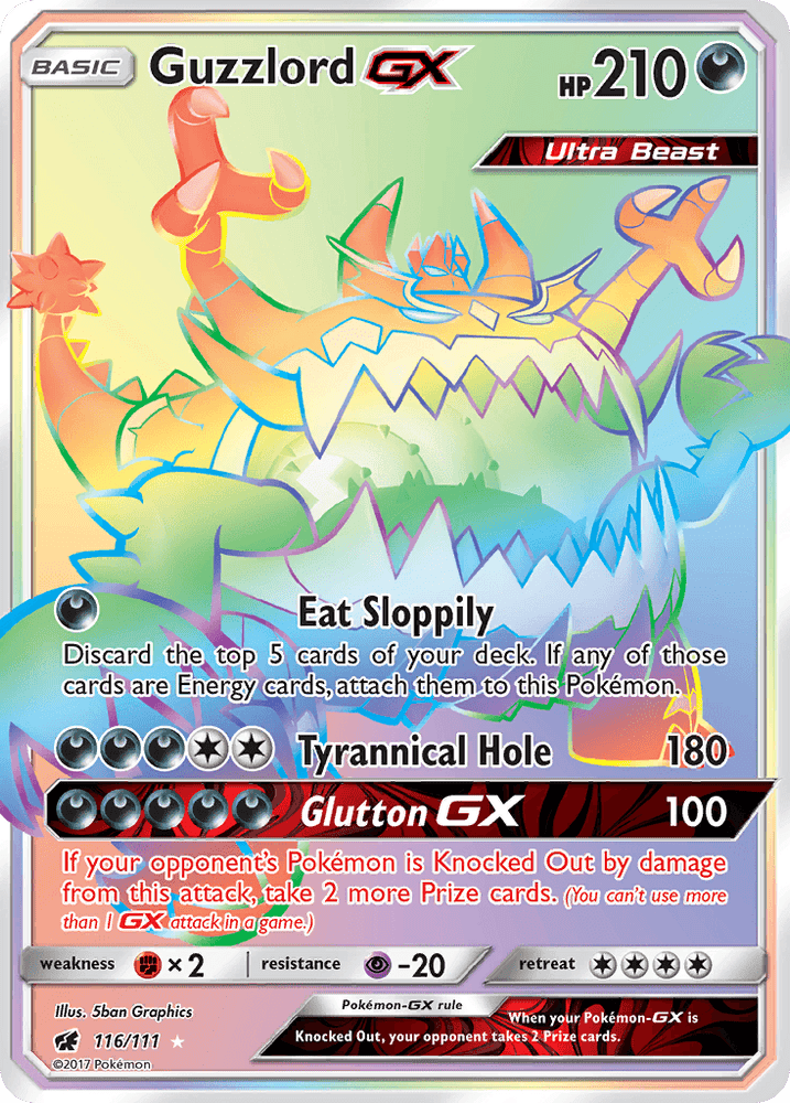 Guzzlord GX (116/111) [Sun & Moon: Crimson Invasion] (Online Only)