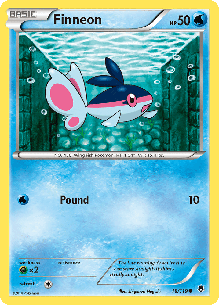 Finneon (18/119) [XY: Phantom Forces] (Online Only)