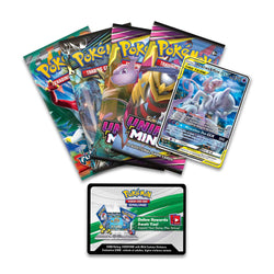 Sun & Moon: Unified Minds - Power Partnership Tin (Mewtwo & Mew GX) (ONLINE ORDER ONLY)
