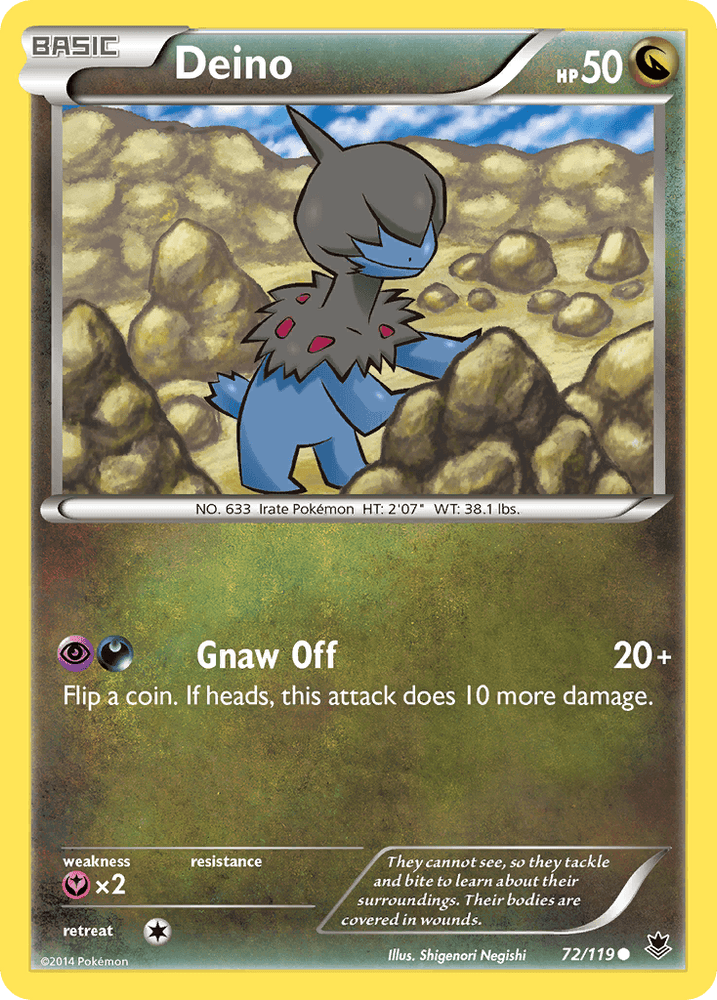 Deino (72/119) [XY: Phantom Forces] (Online Only)