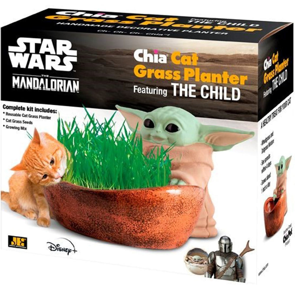 NECA Star Wars: The Mandalorian - The Child Chia Cat Grass Planter (ONLINE ORDER ONLY)