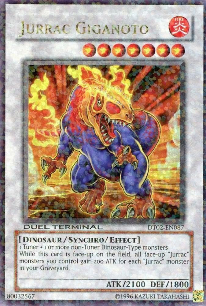 Jurrac Giganoto [DT02-EN087] Ultra Rare (ONLINE ORDER ONLY)