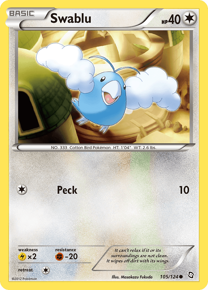 Swablu (105/124) [Black & White: Dragons Exalted] (Online Only)
