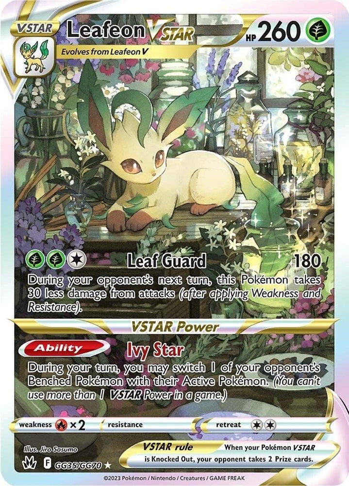Leafeon VSTAR (GG35/GG70) [Sword & Shield: Crown Zenith] (Online Only)