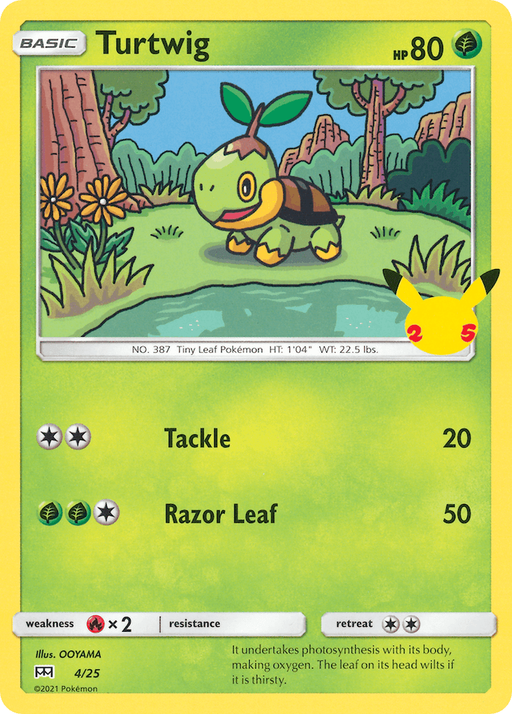Turtwig (4/25) [McDonald's 25th Anniversary] (Online Only)