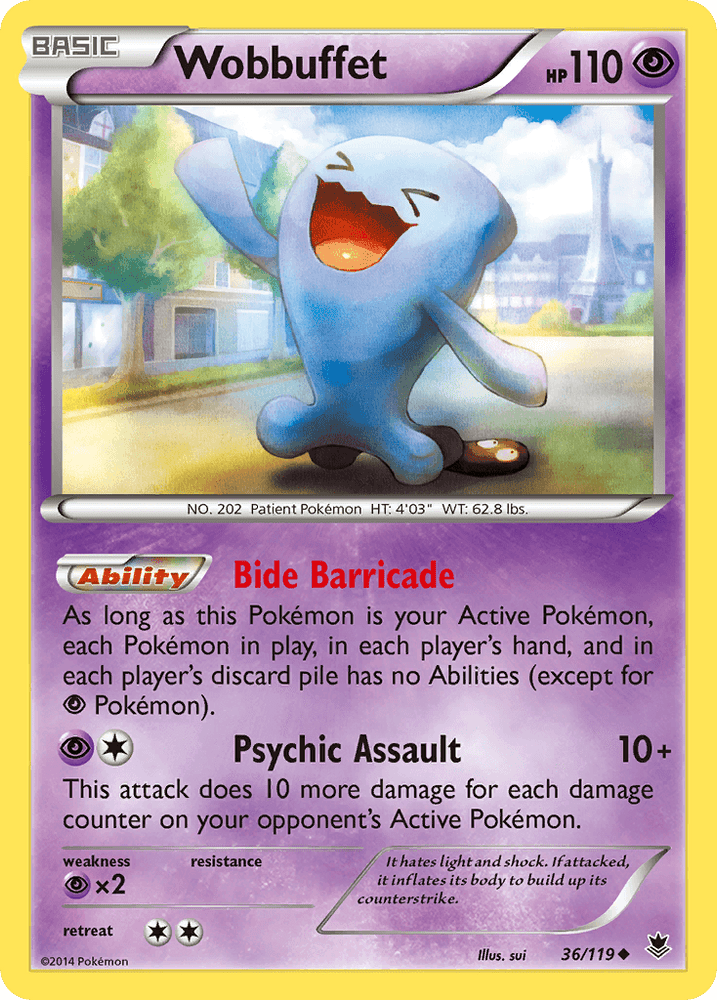 Wobbuffet (36/119) [XY: Phantom Forces] (Online Only)
