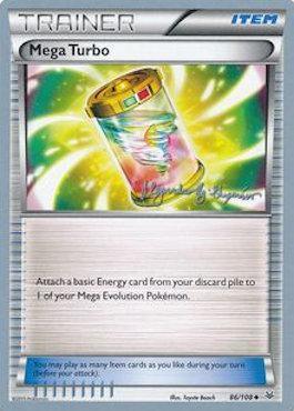 Mega Turbo (86/108) (Primal Groudon - Alejandro Ng-Guzman) [World Championships 2015] (Online Only)
