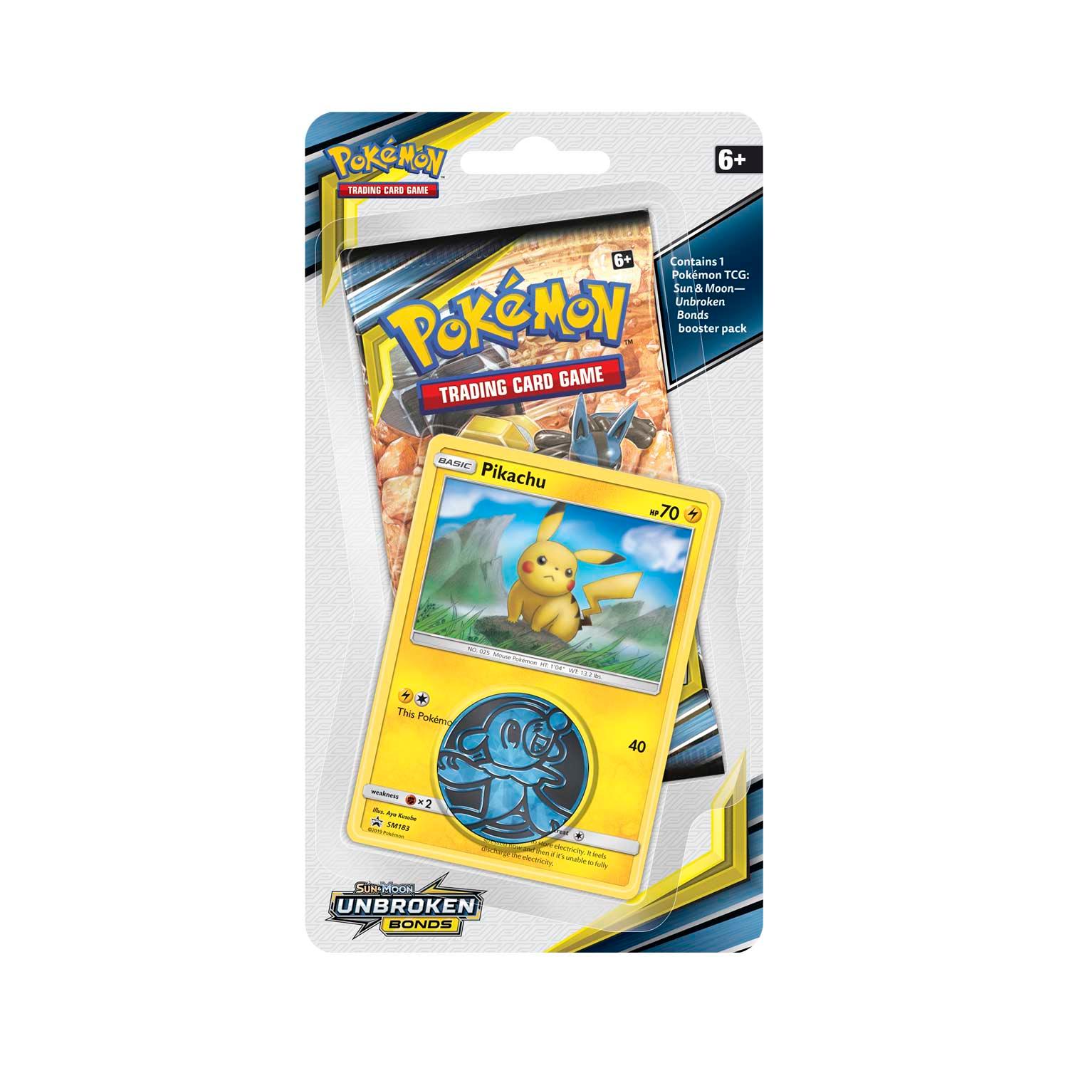 Sun & Moon: Unbroken Bonds - Single Pack Blister (Pikachu) (Online Only)