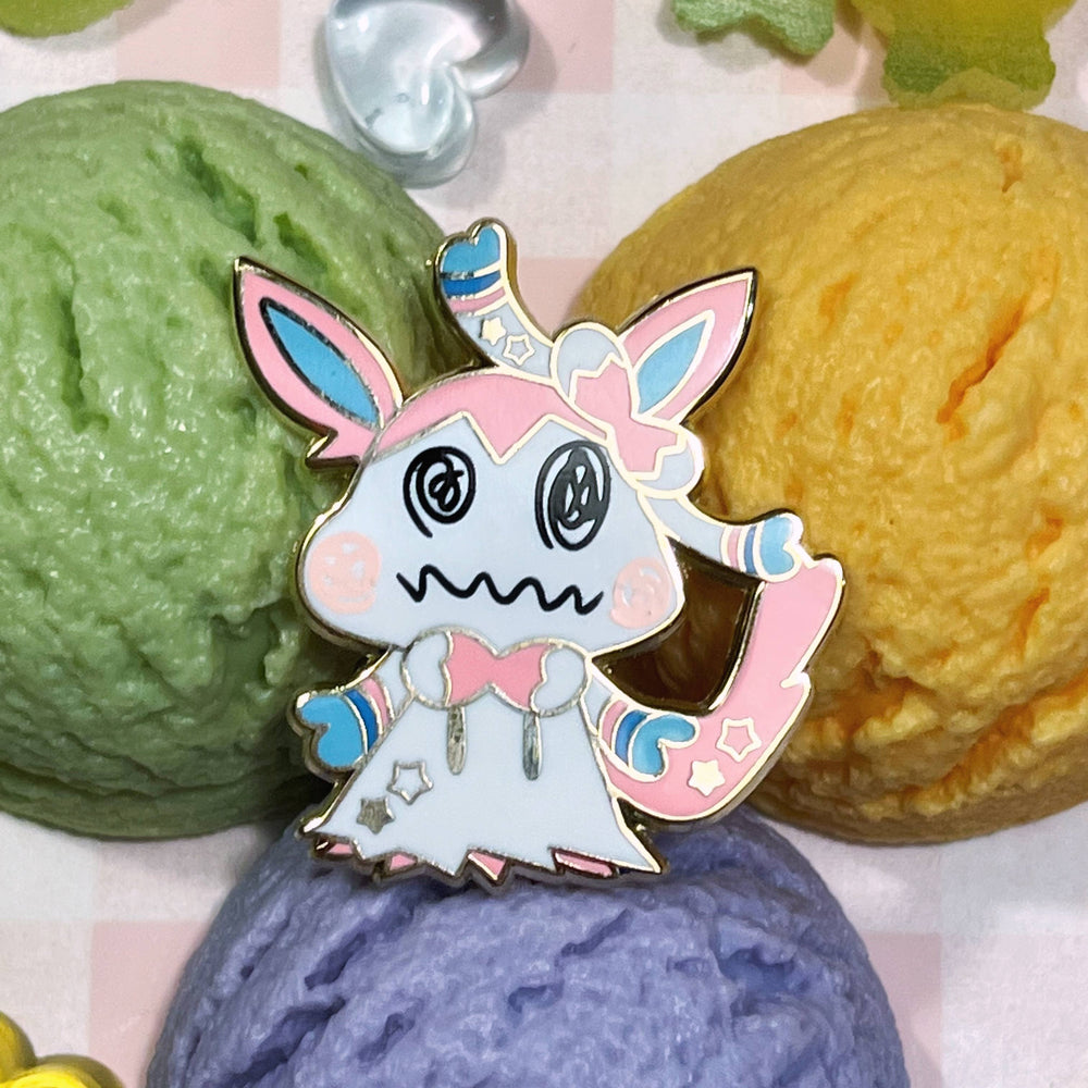 Pokemon: Mimikyu Sylveon Enamel Pin (ONLINE ORDER ONLY)