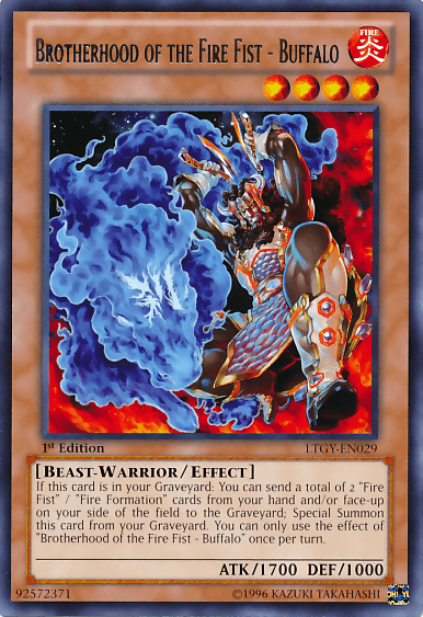 Brotherhood of the Fire Fist - Buffalo [LTGY-EN029] Rare (ONLINE ORDER ONLY)