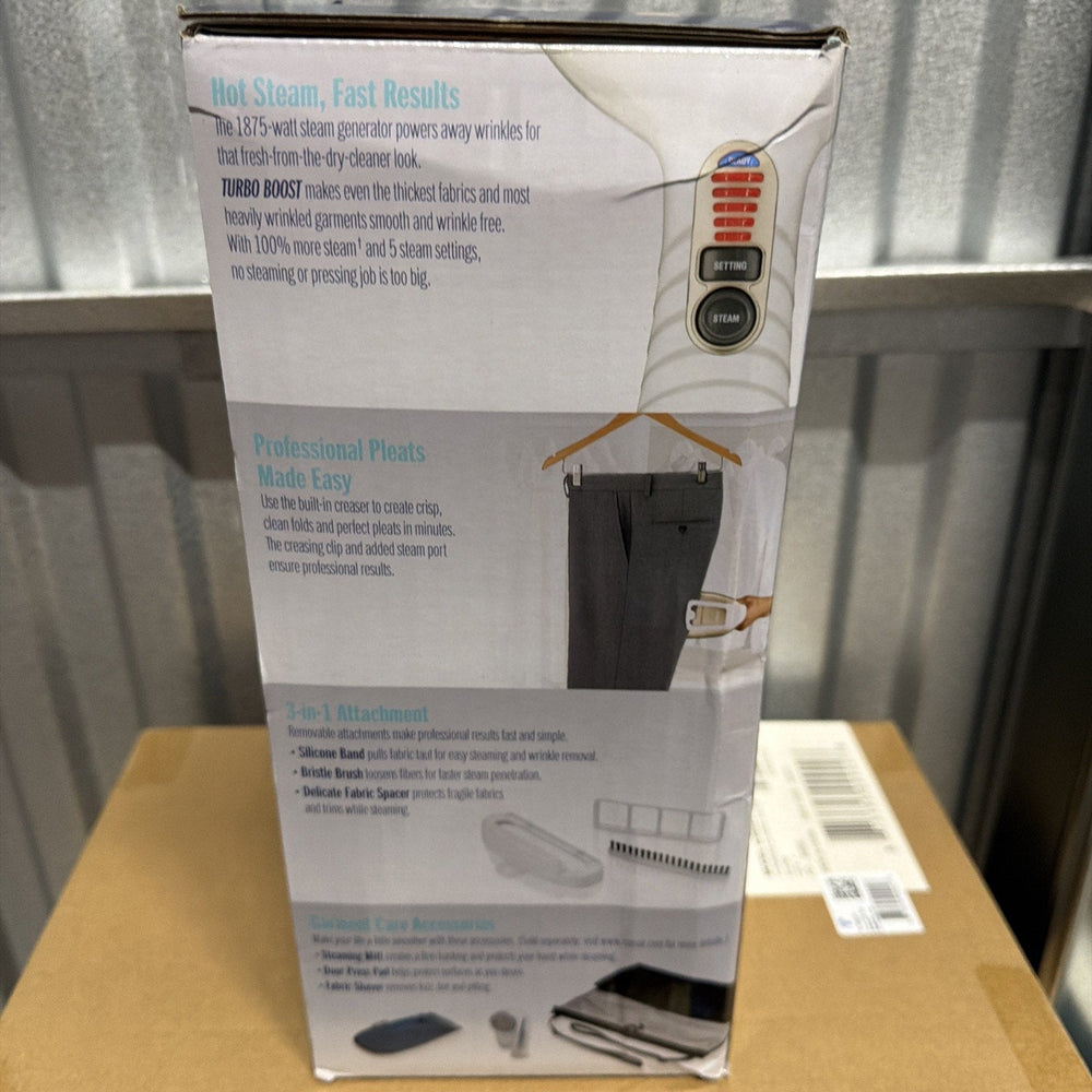 Conair Turbo ExtremeSteam Handheld Fabric Steamer - White (ONLINE ORDER ONLY)