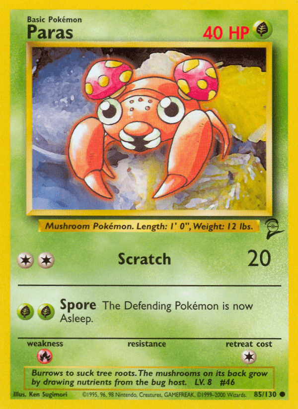 Paras (85/130) [Base Set 2] (Online Only)