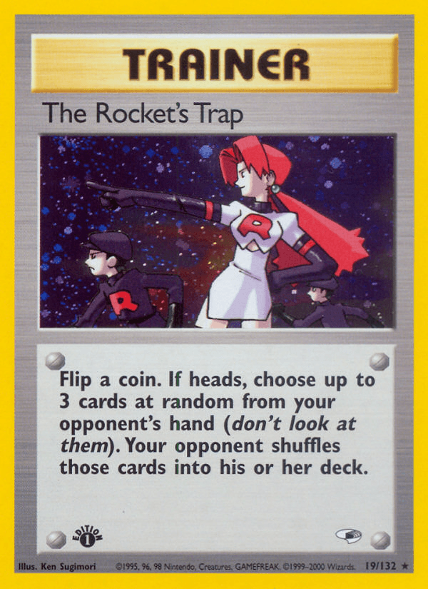 The Rocket's Trap (19/132) [Gym Heroes 1st Edition] (Online Only)