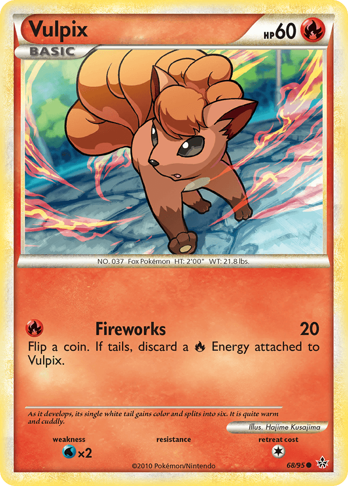 Vulpix (68/95) [HeartGold & SoulSilver: Unleashed] (Online Only)