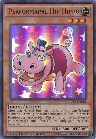 Performapal Hip Hippo [DUEA-ENDE1] Ultra Rare (ONLINE ORDER ONLY)