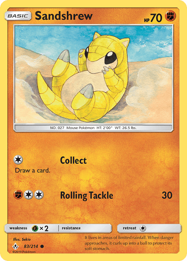 Sandshrew (83/214) [Sun & Moon: Unbroken Bonds] (Online Only)