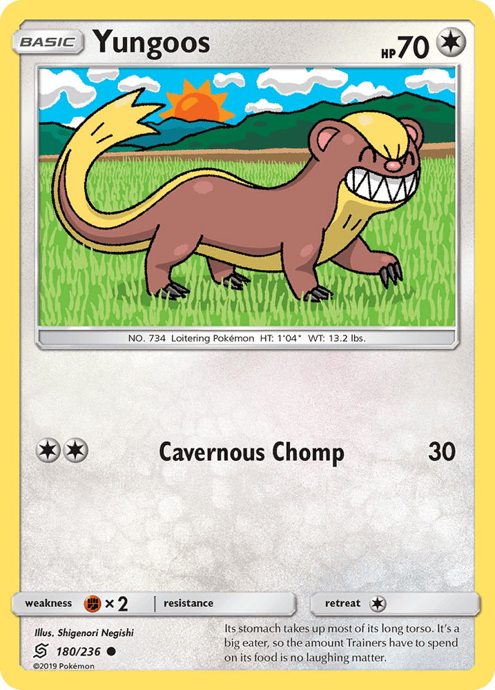 Yungoos (180/236) [Sun & Moon: Unified Minds] (Online Only)