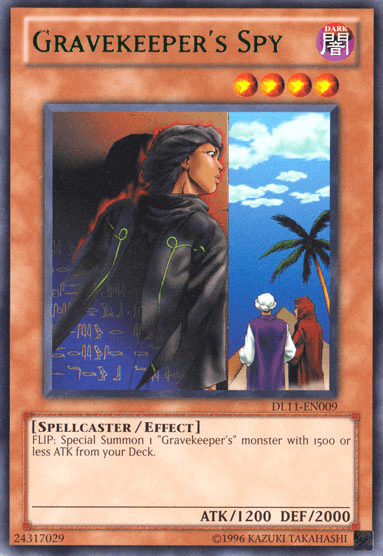 Gravekeeper's Spy (Green) [DL11-EN009] Rare (ONLINE ORDER ONLY)