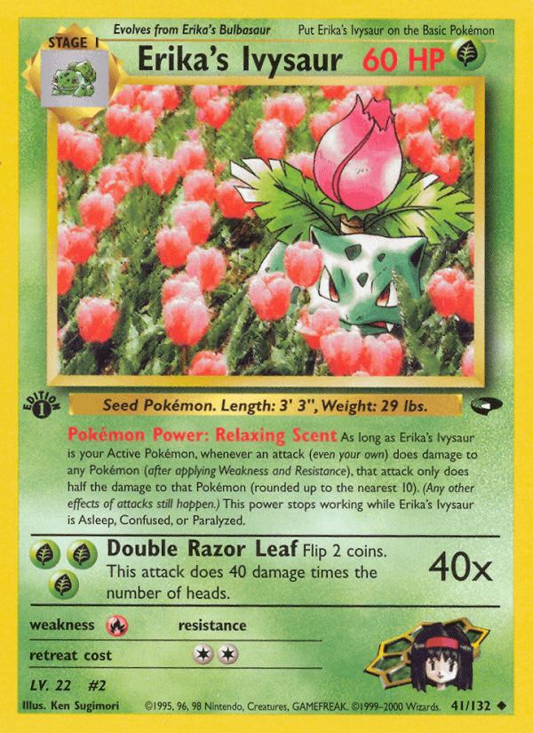 Erika's Ivysaur (41/132) [Gym Challenge 1st Edition] (Online Only)